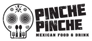 Black and white image of the Pinche Pinche logo